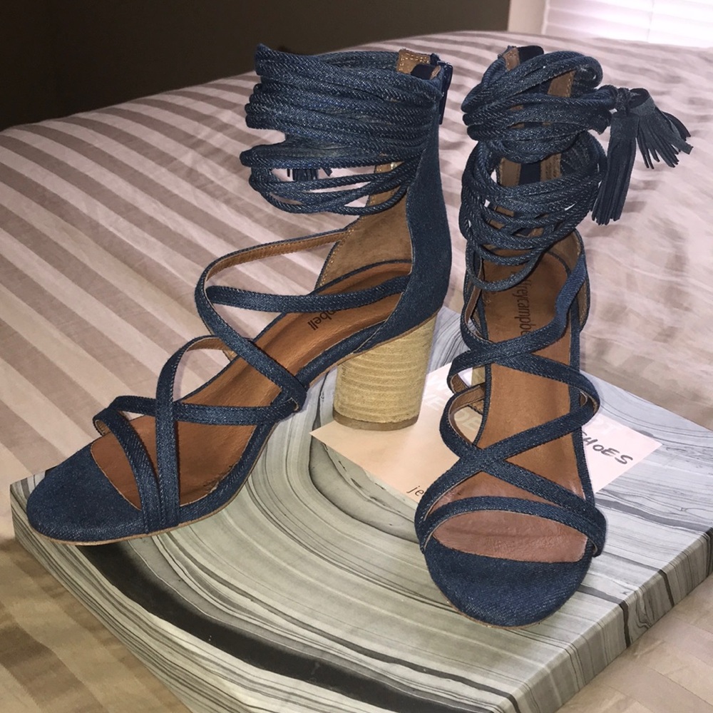 Brand new Jeffrey Campbell denim heals! 🤩
